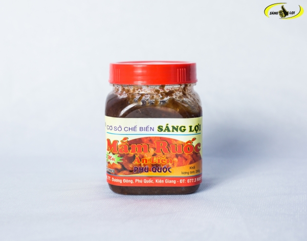 Mắm ruốc ăn liền hộp vuông 200gr