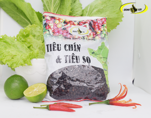 Tiêu chín loại 1 (tiêu chín lặc) gói 500gr