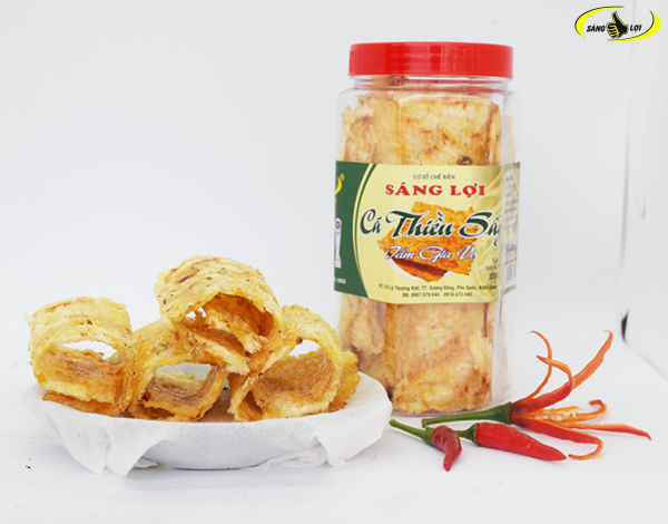 Cá thiều sấy tẩm gia vị hộp 250gr