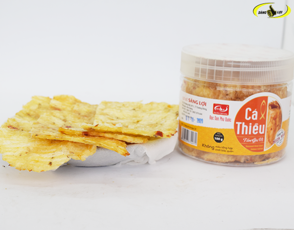 Cá thiều tẩm gia vị hộp 100gr