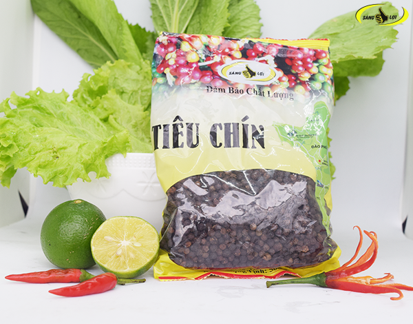 Tiêu chín loại 2 (Tiêu chín nhồi) gói 250gr
