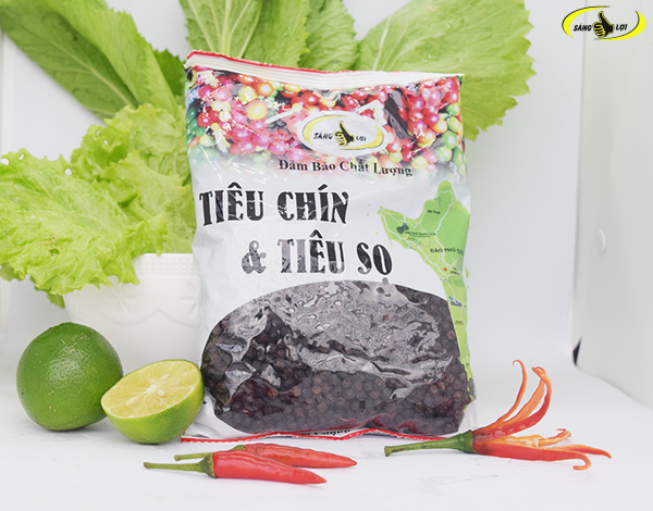 Tiêu chín loại 1 (tiêu chín lặc) gói 500gr